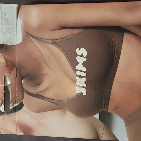 L/XL Skims NWOT Seamless Sculpt Sculpting Low Back Bra -Color: Sienna Size: L/XL - Picture 4 of 6